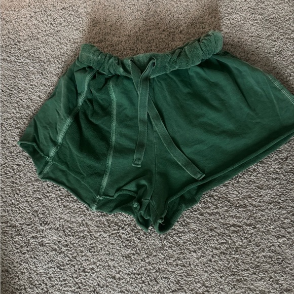 Urban Outfitters Forest Green Athletic Shorts - Picture 2 of 3